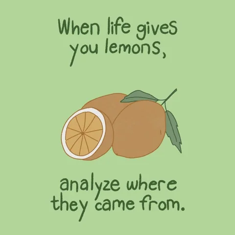A bunch of lemons. The text reads, 