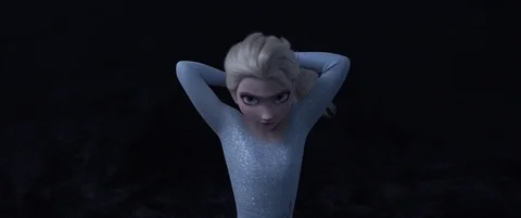 Elsa from Frozen gets ready for action.