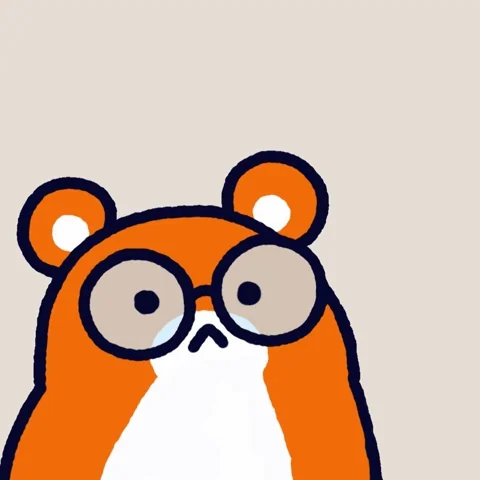 orange and white hamster holding up sign that says facts