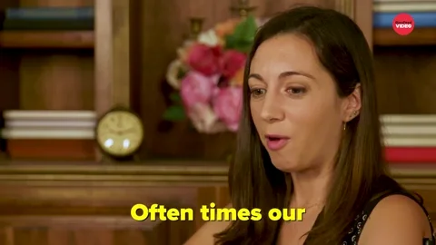 A woman says, 