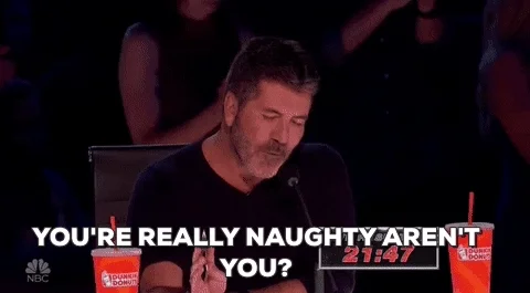 A judge on a talent show panel says, 
