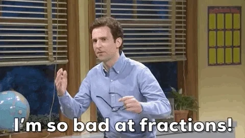 A person freaking out saying, 