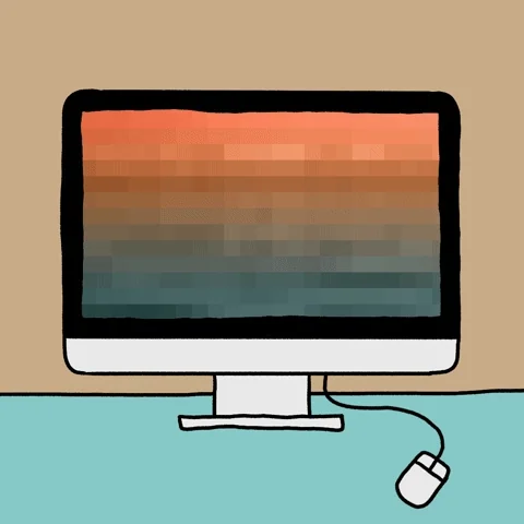 Computer screen saying 