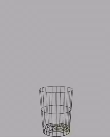 A person gives another a heart, but the receiver throws it in the trash bin.