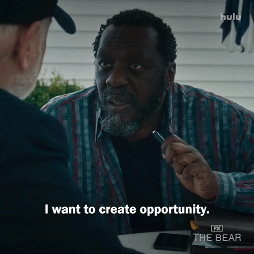 A man says, "I want to create opportunity."