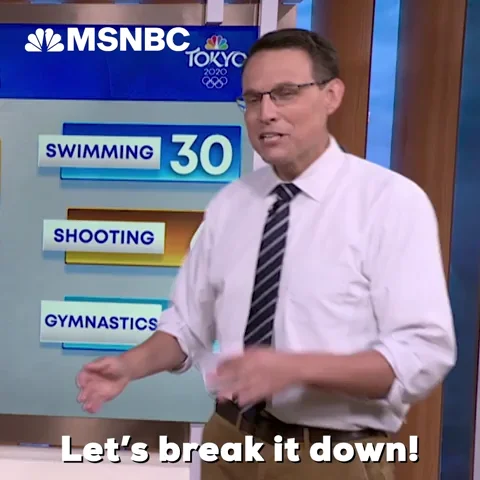 A news reporter says, 