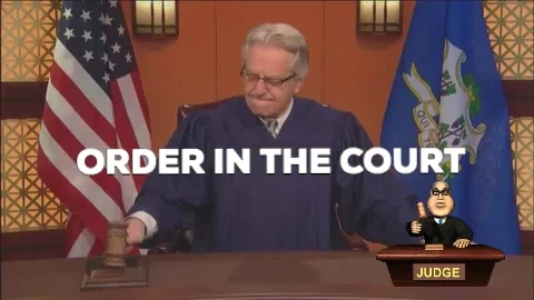 Judge Jerry Springer saying, 
