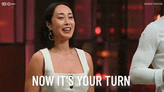 A woman on a game show says, 