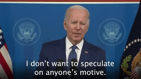 US president Joe Biden saying, 