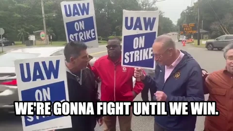 Strikers say, 'We're gonna fight until we win.'