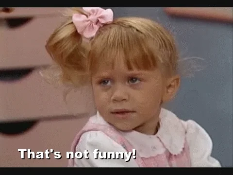 Michelle Tanner from Full House saying, 