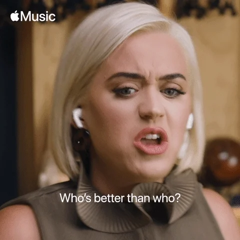 Katy Perry saying,  