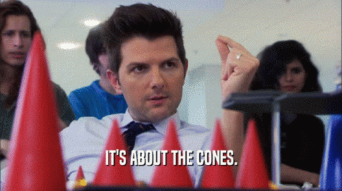 Parks and Rec character Ben Wyatt saying, with gravity, 