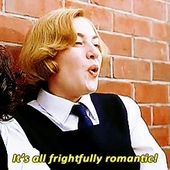 Kate Winslet says, 'It's all frightfully romantic!'