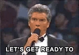 Boxing announcer Michael Buffer saying, 