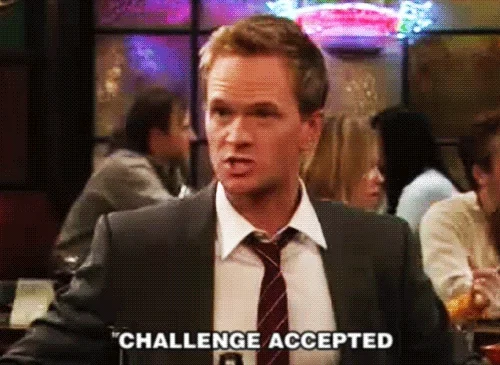 Barney from How I Met Your Mother saying, 