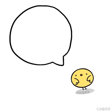A GIF of a chick, saying "You got this."