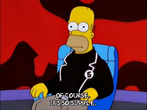 Homer Simpson says, 