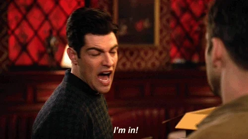 Max Greenfield as his character Schmidt in New Girl saying 