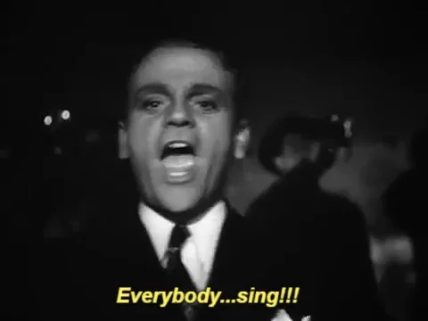 A man yelling, 