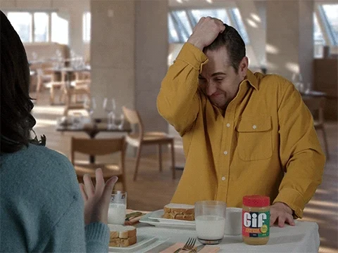 A gif of someone pulling their hair, in distress