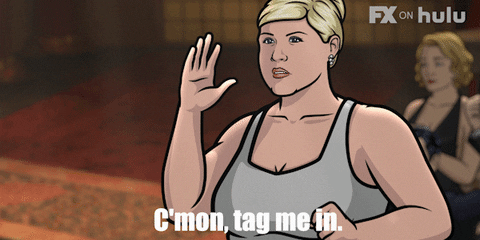Pam from TV show Archer saying,