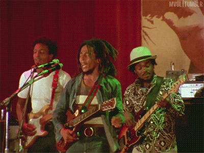 Bob Marley and his group