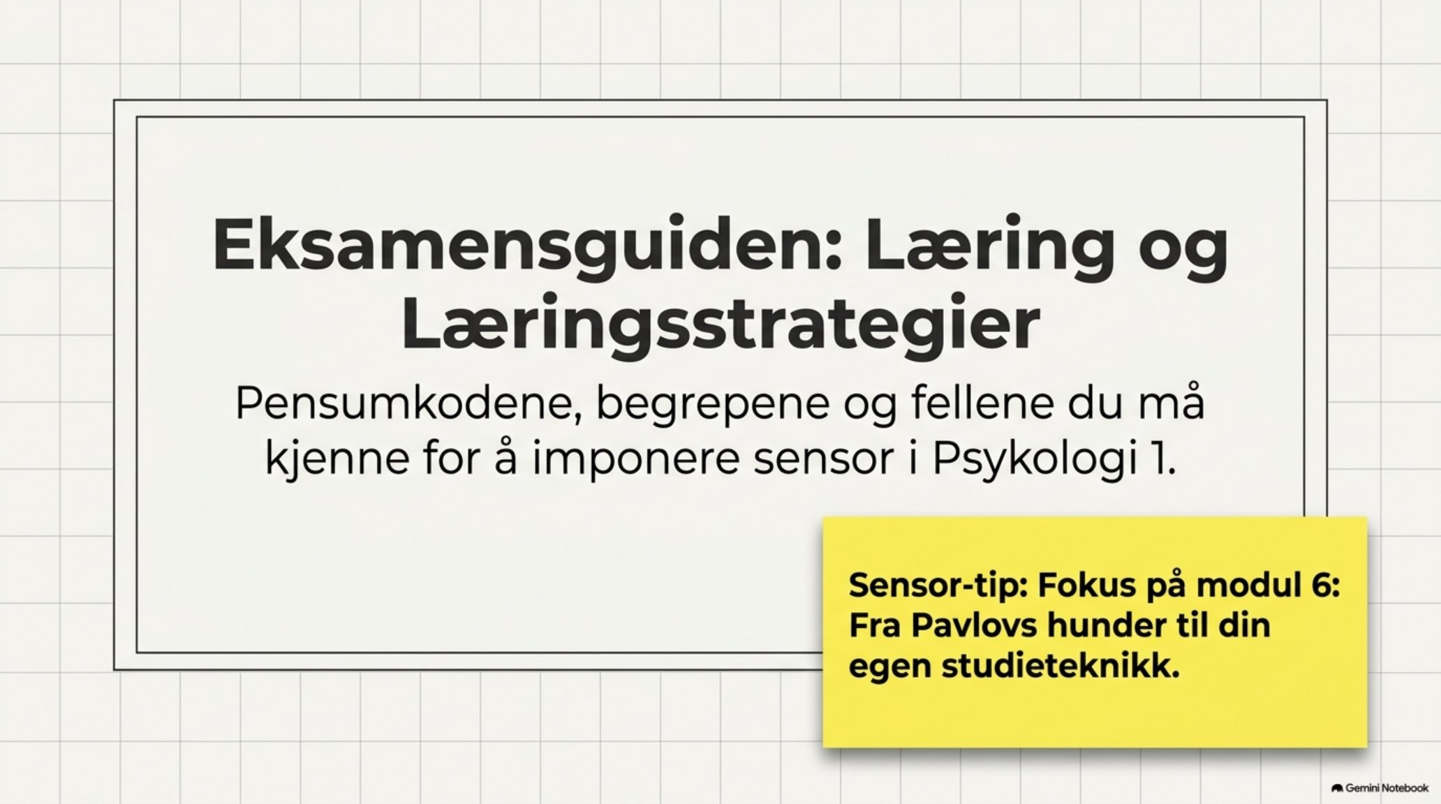 Hurtigkurs slide 1