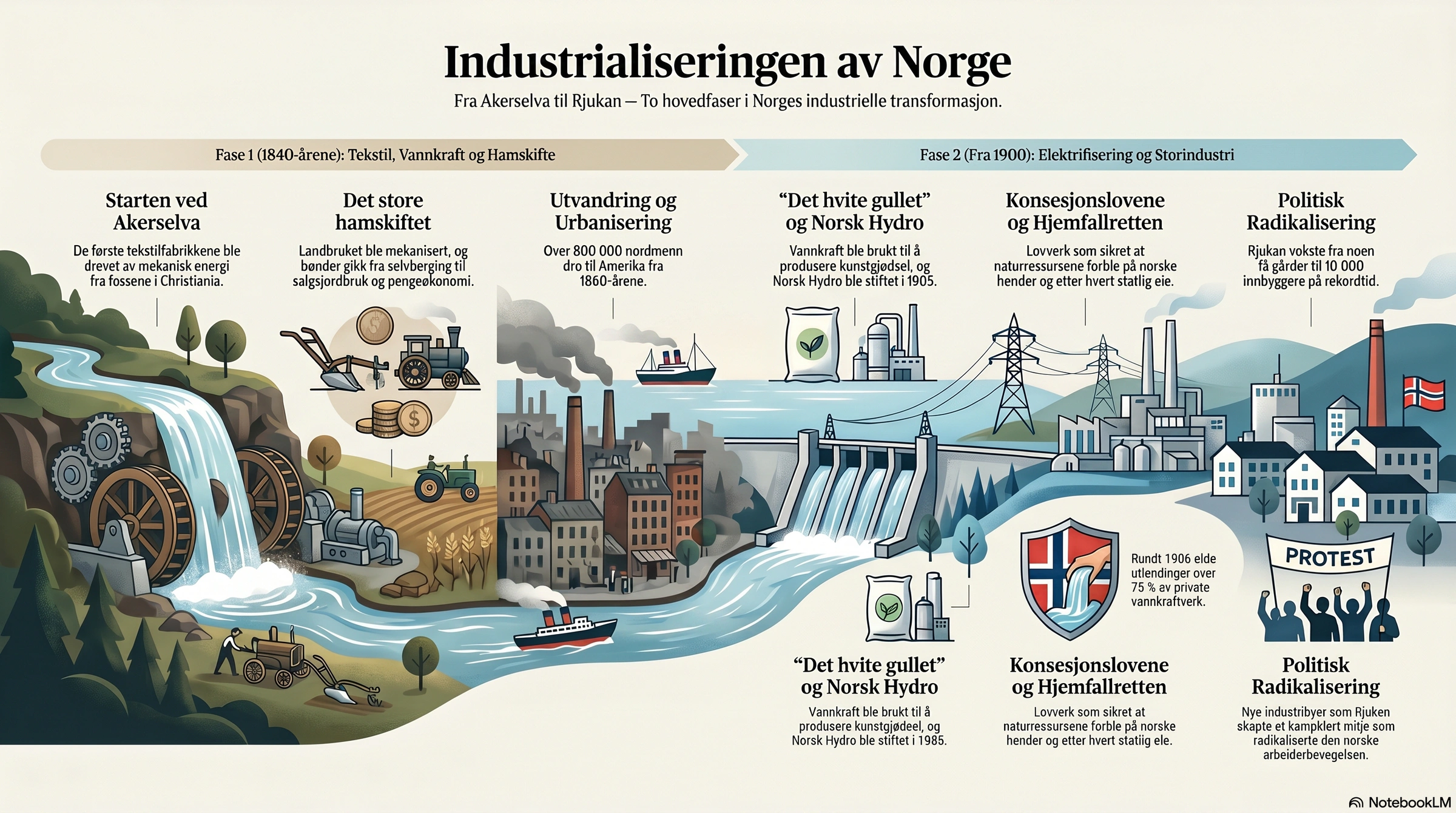 Fra Akerselva til Rjukan