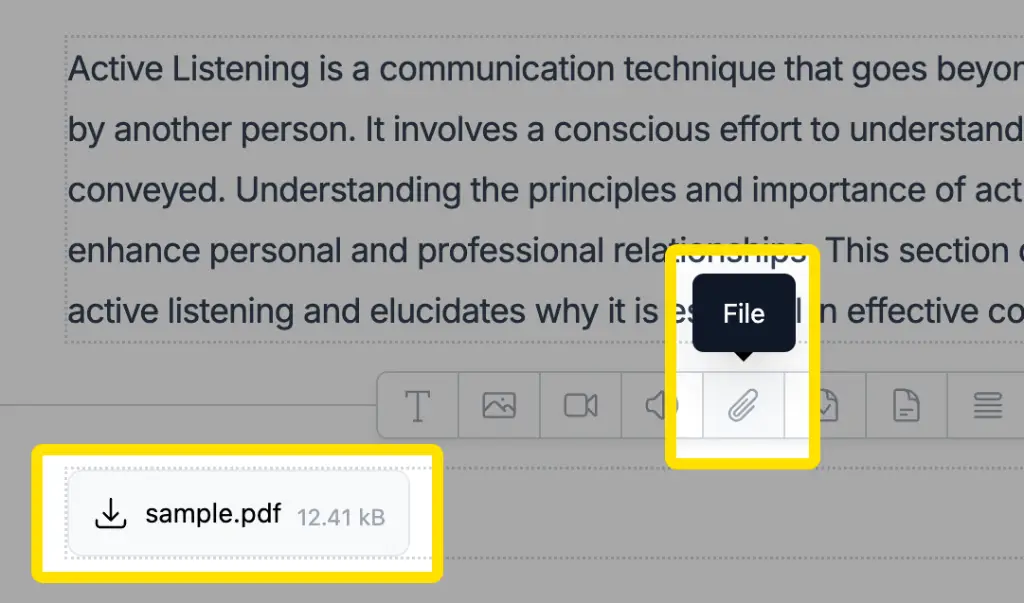 Add Downloadable Files to Courses