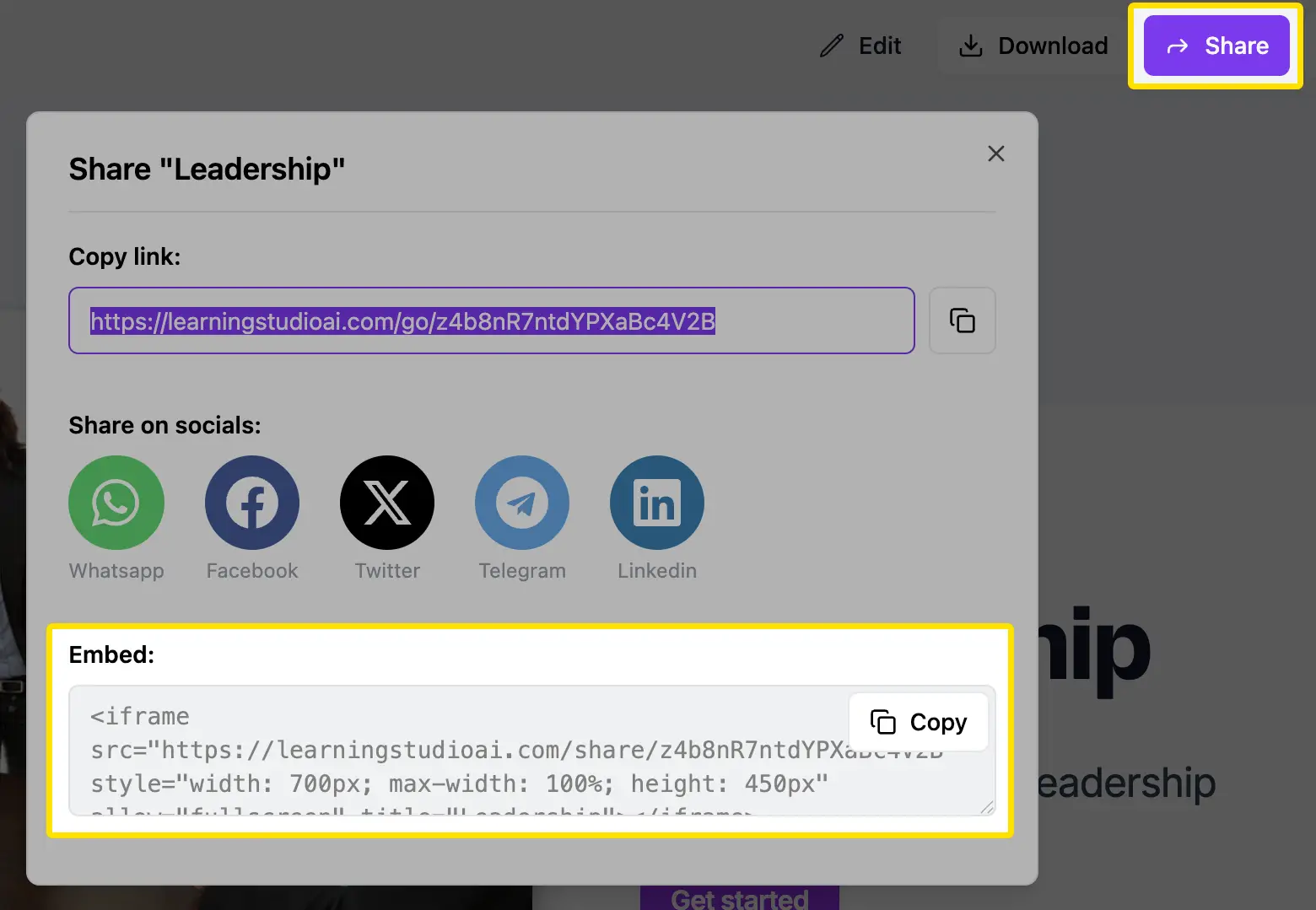 Embed Courses in Your Own CMS