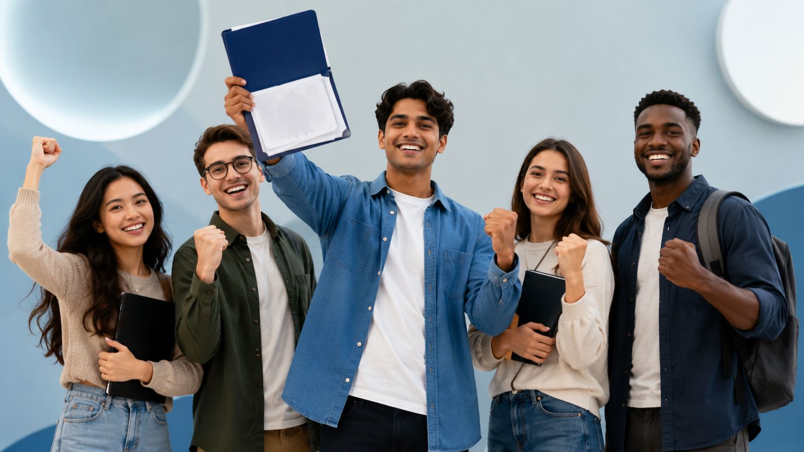 A candidate sitting an international language certification exam
