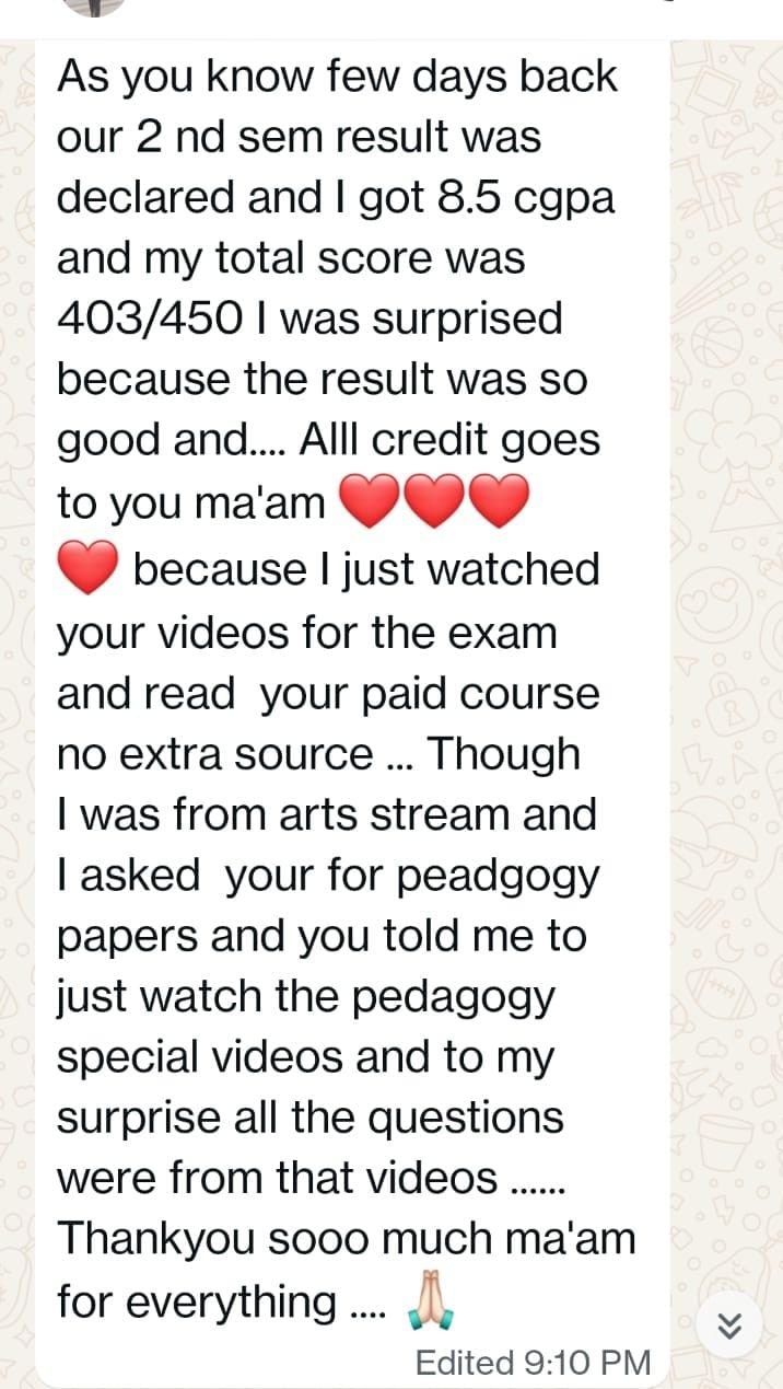 Student review 6
