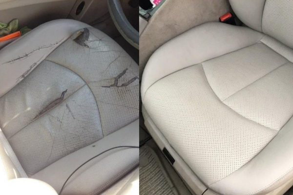 Repaired Car Seat