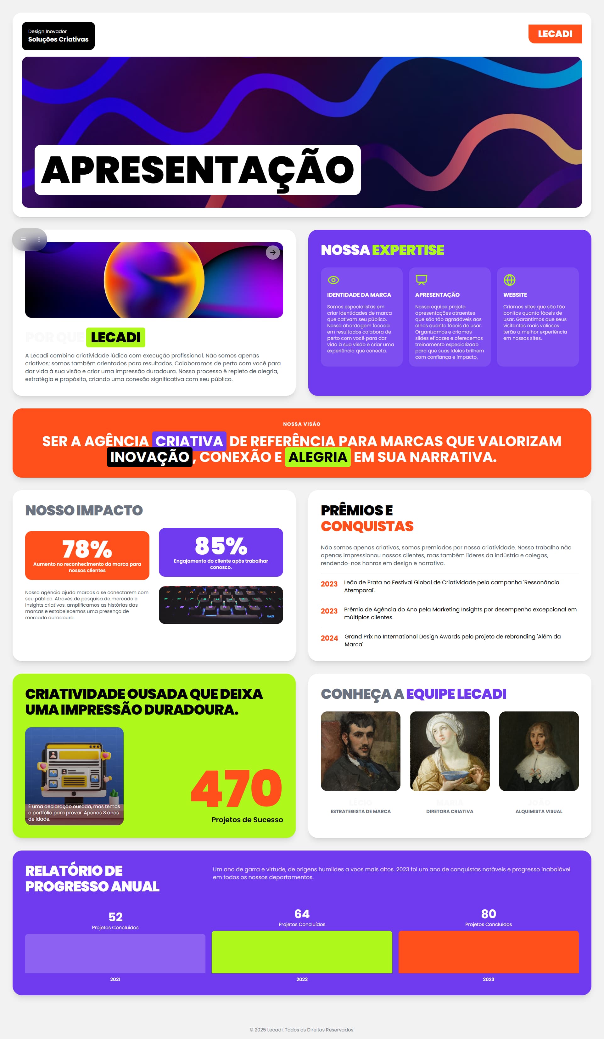 Preview da página Colorful