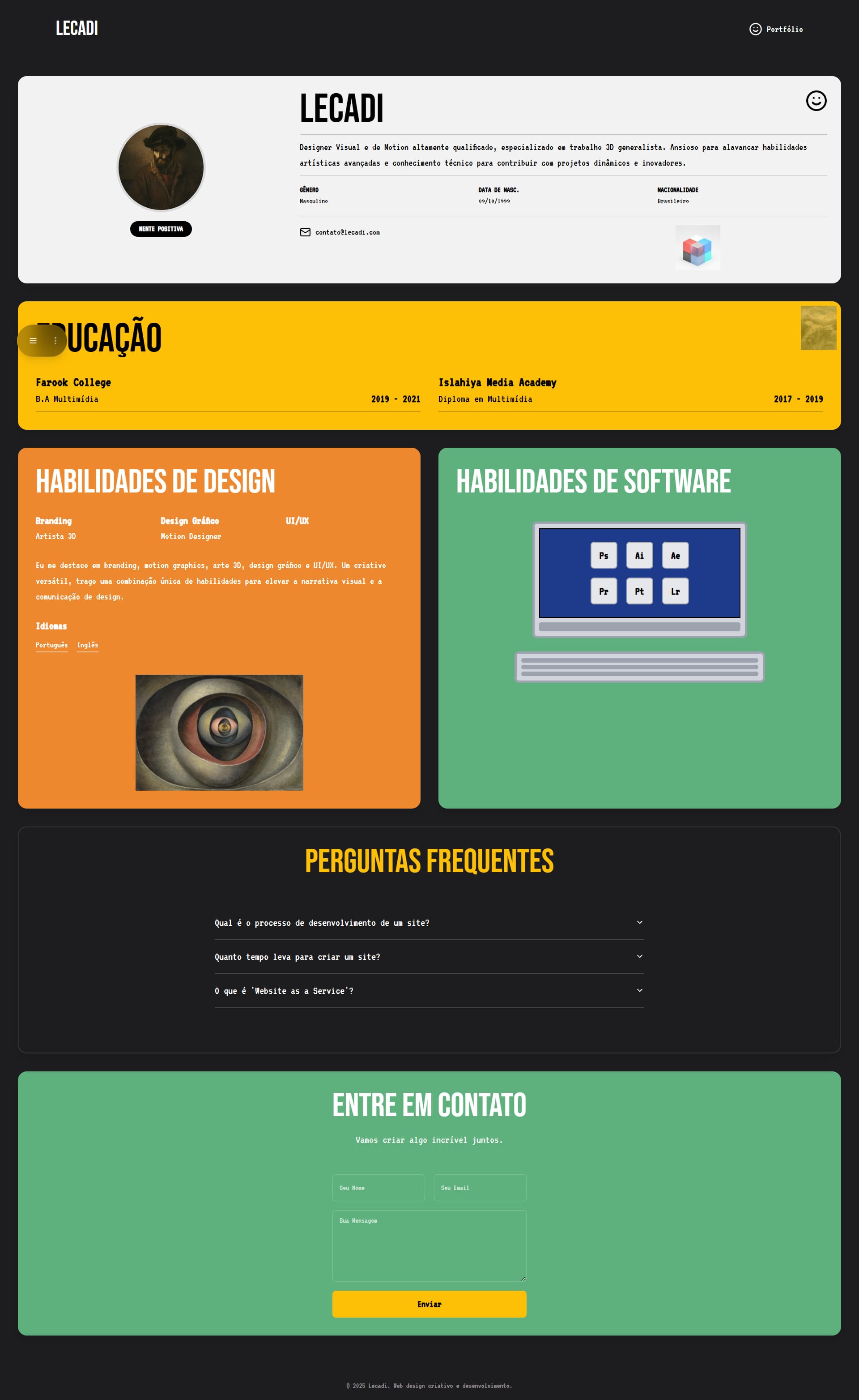 Preview da página Orange