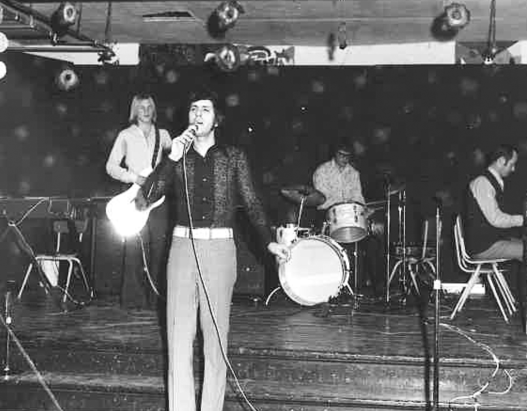 Ghislain Bergeron a été chanteur dans le groupe Ghislain Bergeron et son ensemble au cours des années 1970. Crédit : Courtoisie 