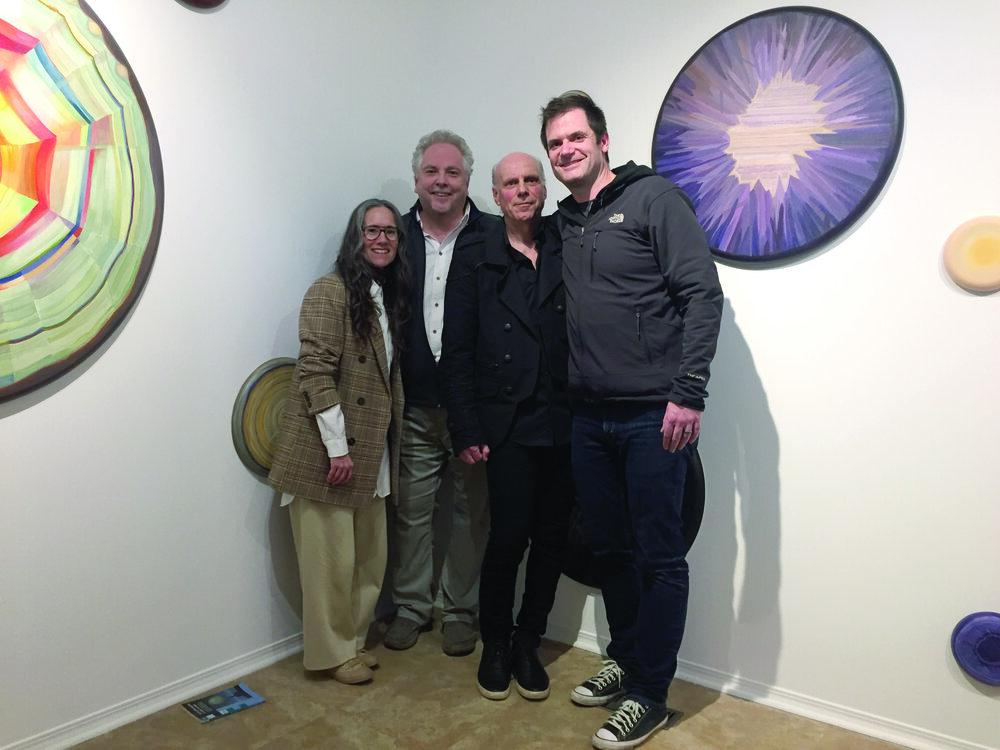 (De gauche à droite) Josée Thibeault, François Pageau, Bernard Salva et Steve Jodoin, artistes de L'UniThéâtre. Crédit : Vienna Doell