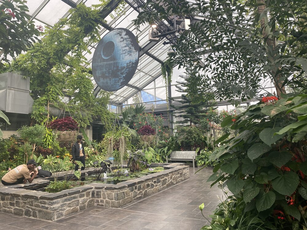 Profitez d’un moment de tranquillité au milieu des plantes dans les jardins botaniques du Zoo de Calgary. Crédit : Chloé Liberge