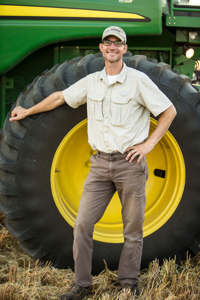 Martin Prince est céréalier dans le nord-ouest de la Saskatchewan, à Delmas. Crédit : PhotoBliss