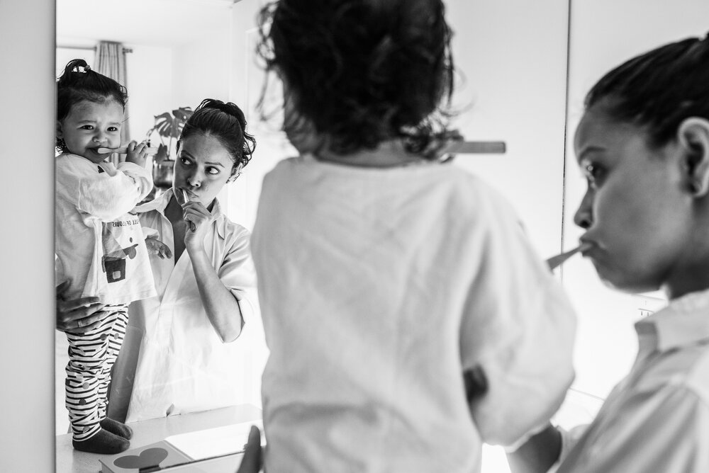 Marie-Pierre Castonguay est fière de pouvoir présenter sa collection sur la routine matinale, mettant en avant la préparation des femmes le matin, l’année prochaine au CAVA . Crédit : Courtoisie - Marie-Pierre Castonguay