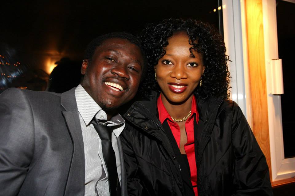 Yic Camara et son épouse Céline Bangoura en décembre 2012. Crédit : Courtoisie