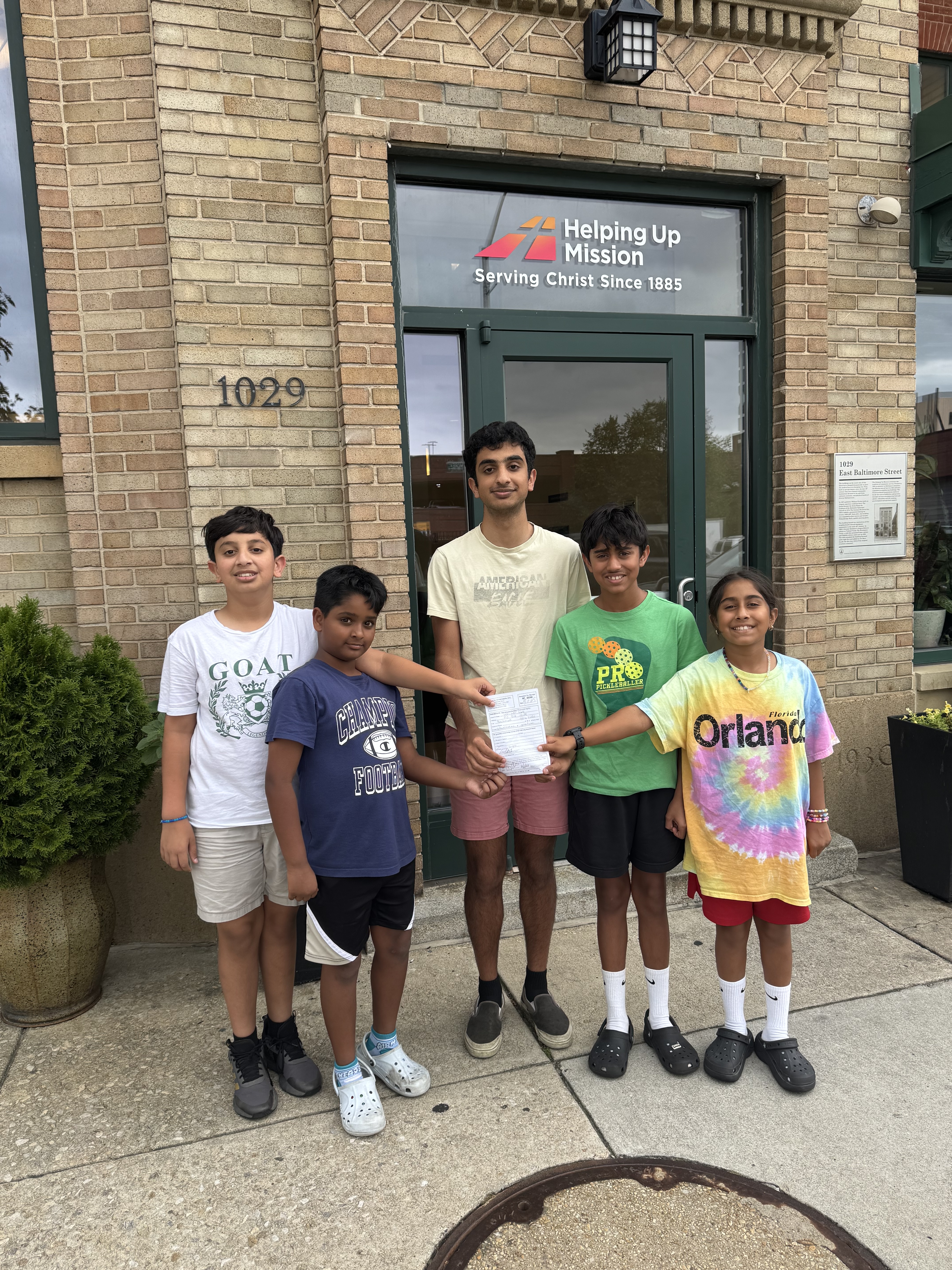 Summer youth participants in action