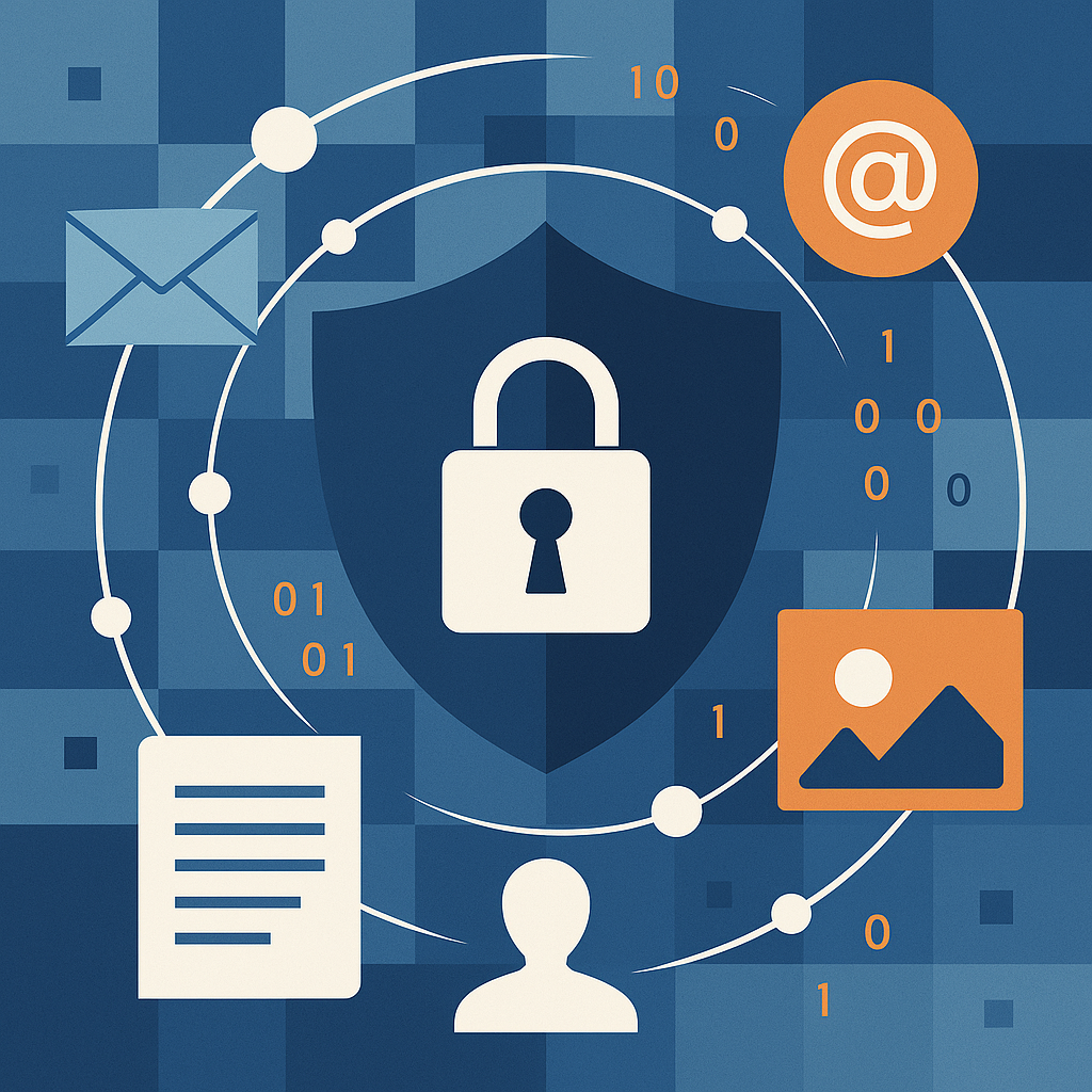 Abstract image representing digital security and legacy