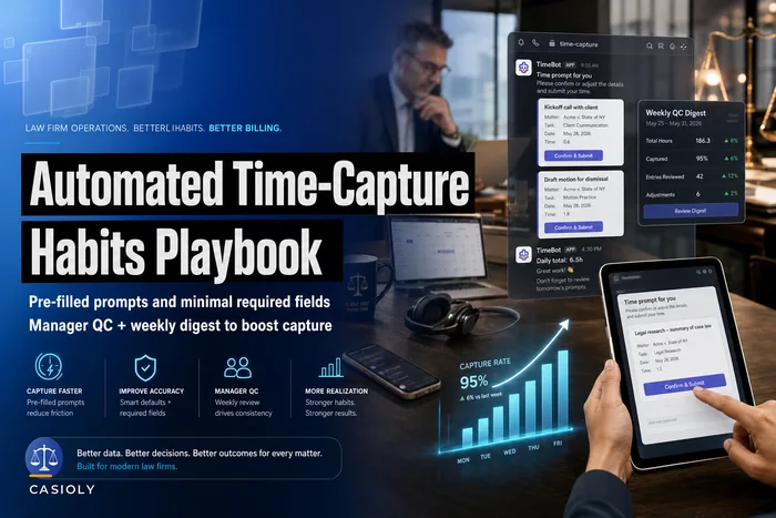 Automated Time-Capture Habits Playbook: Prompts and Weekly QC