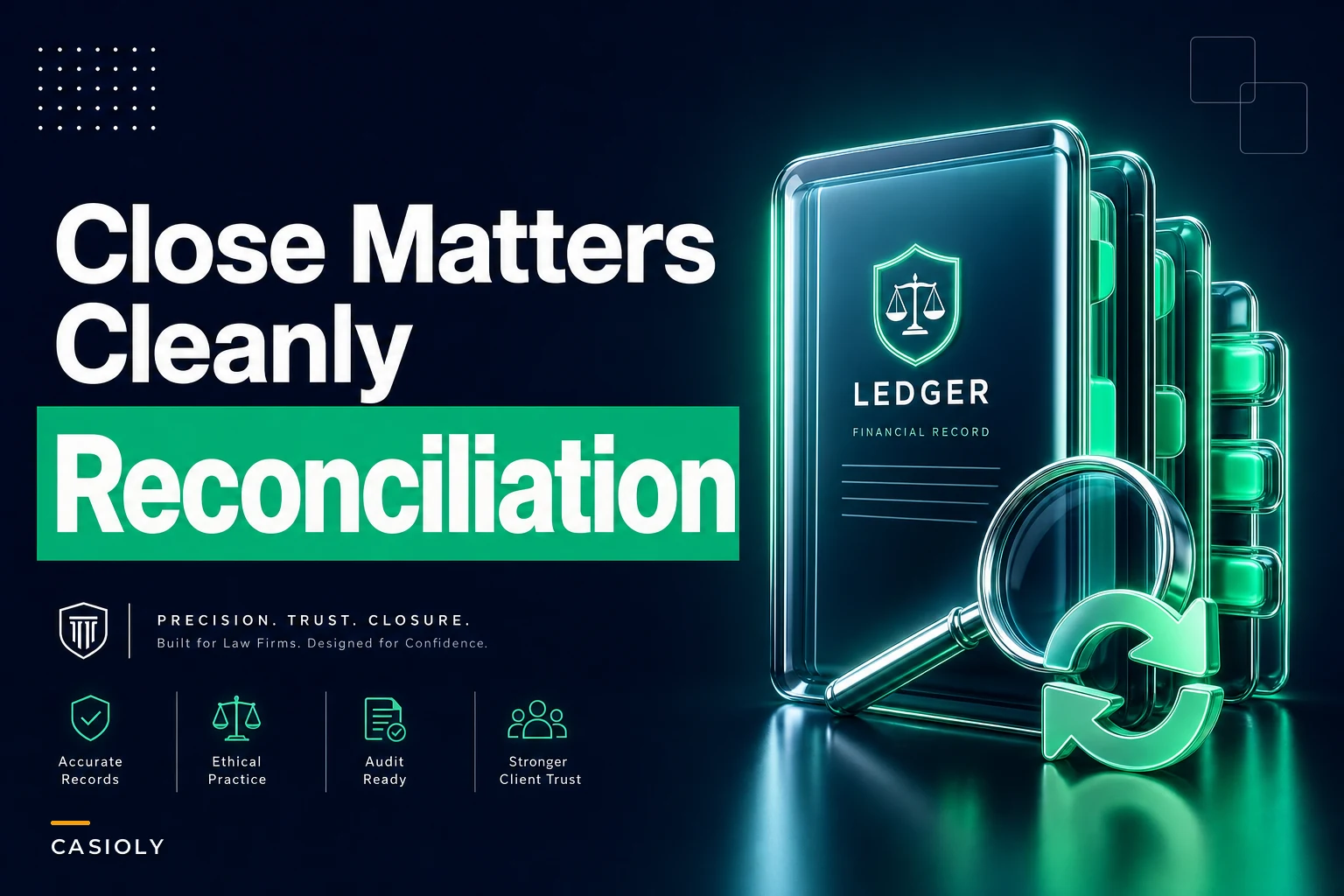 Close Matters Cleanly: A Post-Matter Review, Ledger Reconciliation and Retention Checklist