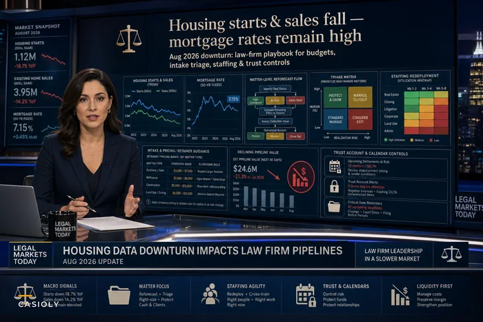 Housing Market Slowdown: A Practical Operational Playbook for Law Firms — Matter Budgets, Intake Triage, and Staff Reallocation