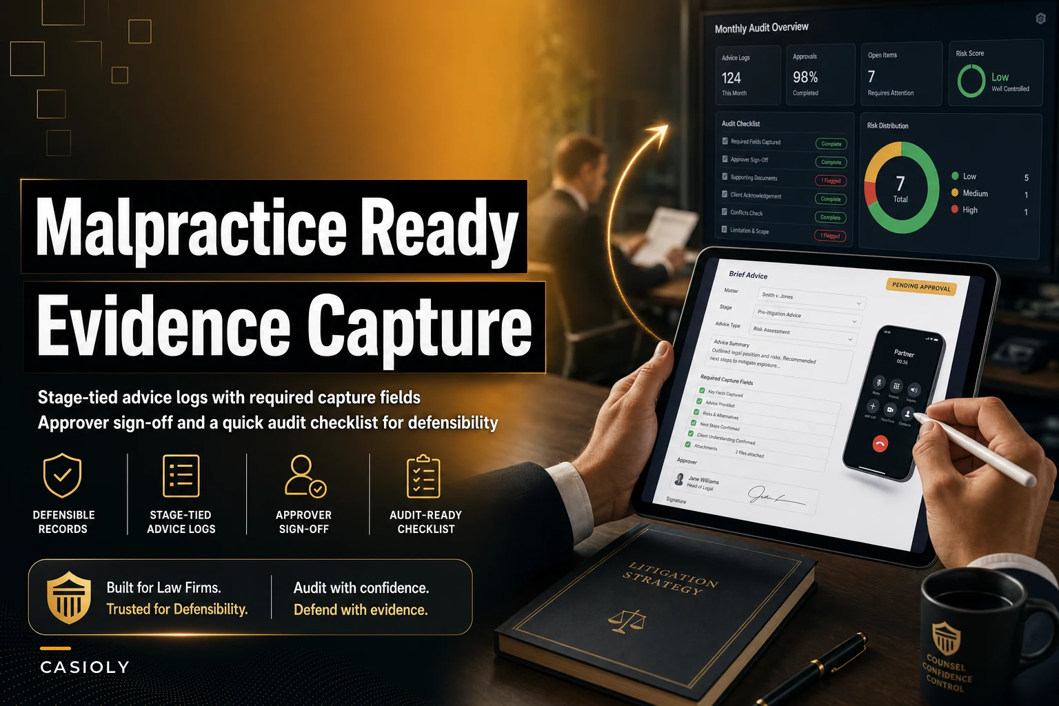 Malpractice-Ready Evidence Capture: Advice Logs and Audit Checklist