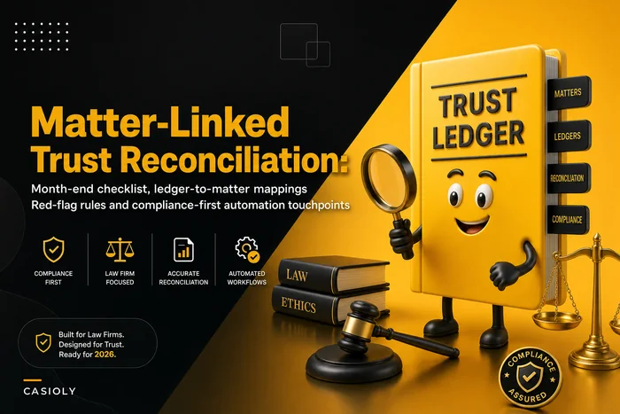 Matter-Linked Trust Reconciliation: Month-End Checklist, Ledger Mappings and Red-Flag Rules