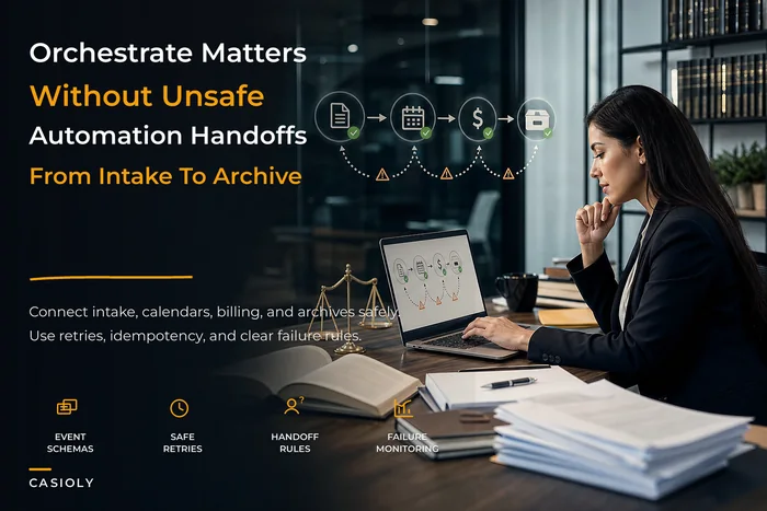 Matter Orchestration Patterns for Law Firms and Safe Automation Rules